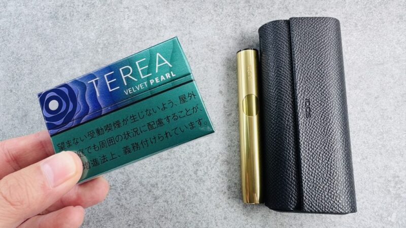 テリア ベルベット パールのパッケージとイルマプライム本体