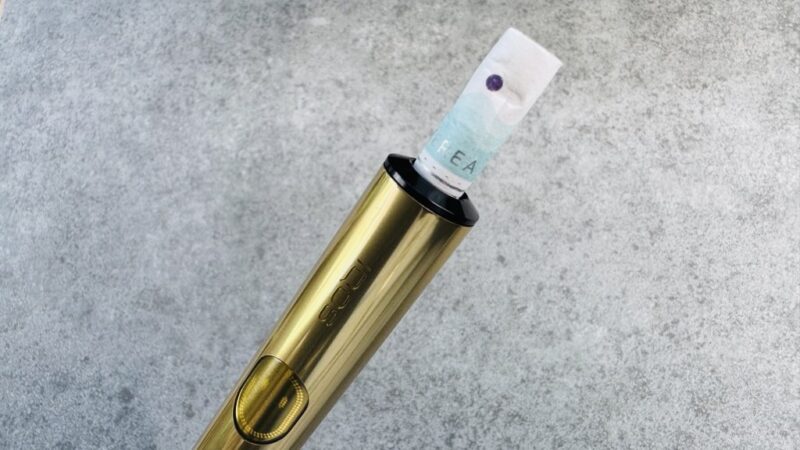 テリア ベルベット パールのたばこスティックとホルダー