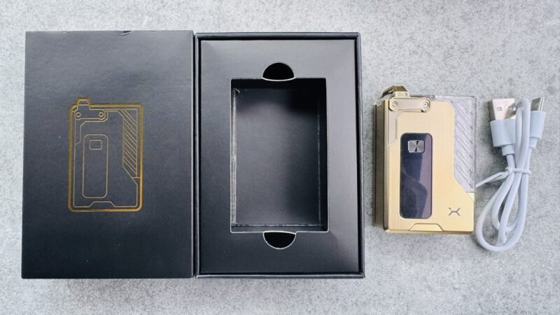 VAPE Xのパッケージとデバイス