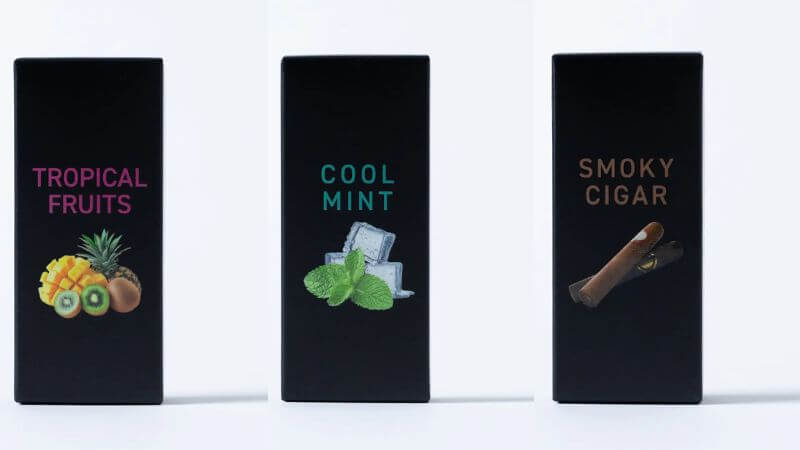 VAPE Xのフレーバー全3種類