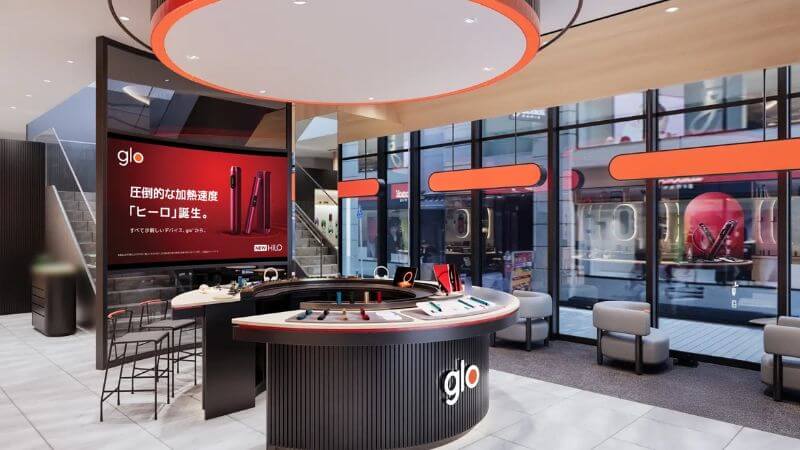 gloストア銀座の実店舗