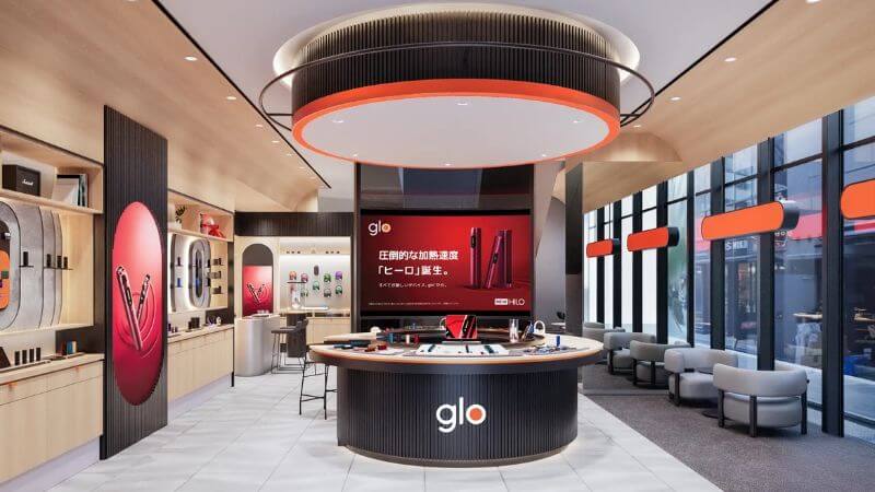 gloストア銀座の実店舗