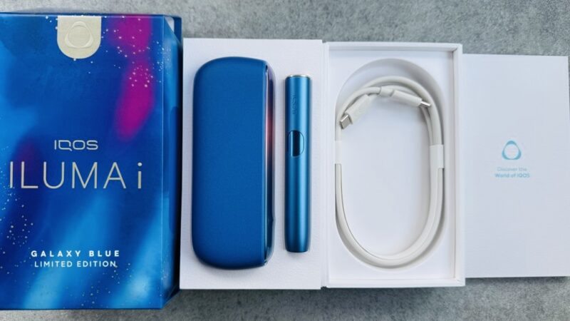 アイコスイルマi ギャラクシーブルーモデルのセット内容