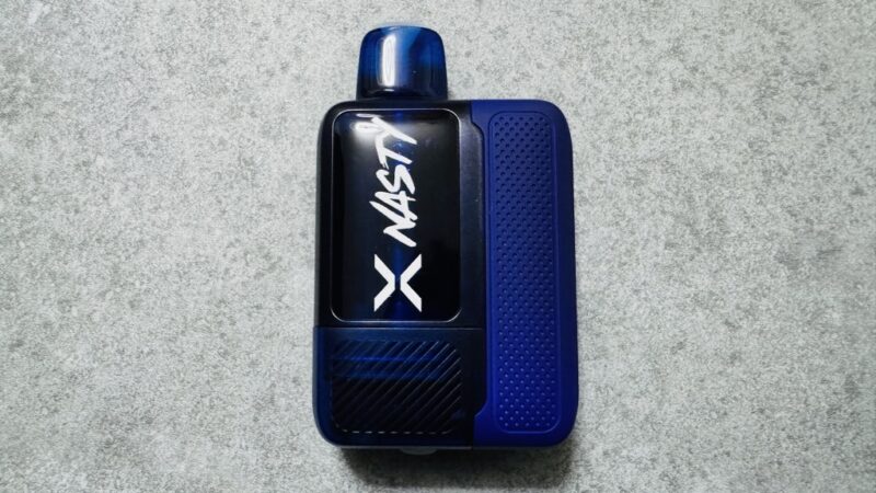 NASTY BAR CLEAR X キック上のデバイス正面