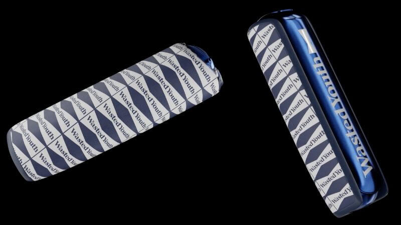 Wasted Youthデザインのバックカバー