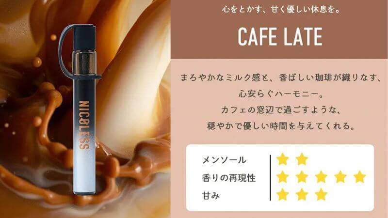 ニコレスベイプ2 カフェラテの詳細