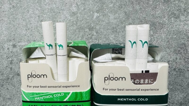 キャメルメンソールコールドの新旧スティック