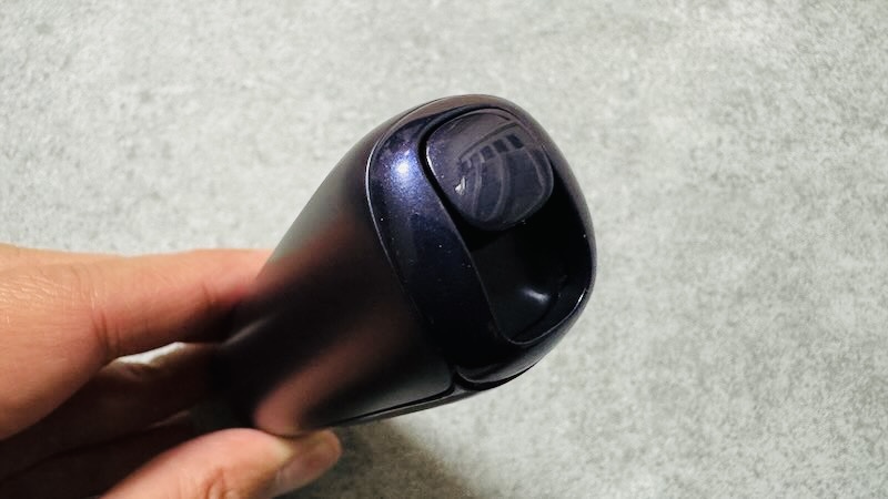 プルームオーラのパープルダスク実機上部