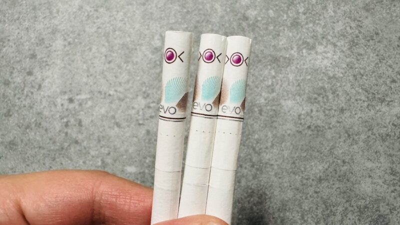 エボカカオミントクリスタルのたばこスティック