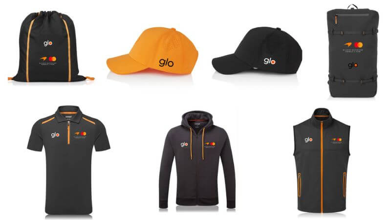 グローとマクラーレン・レーシングのコラボグッズ
