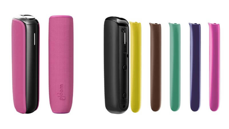 フューシャフレアのファブリックバックカバーとフロントパネル