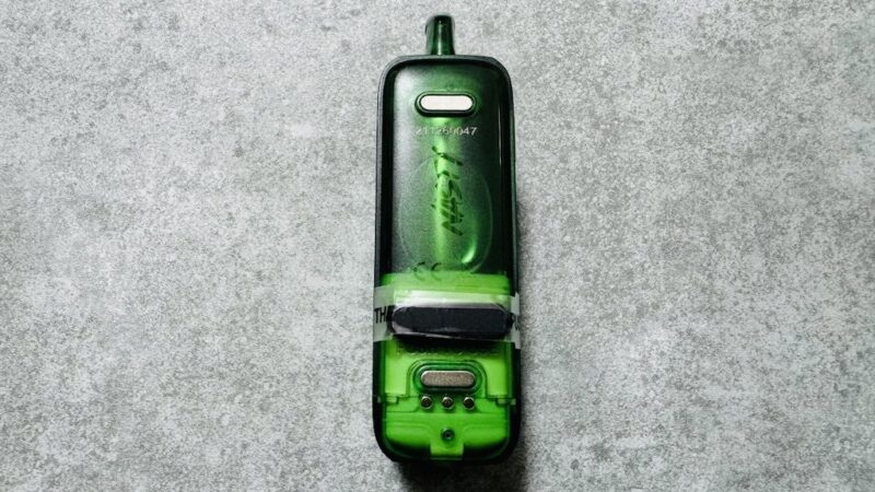 NASTY ONE 40000のカートリッジ側面