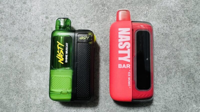 NASTY ONE 40000とNASTY BAR 20000のデバイス