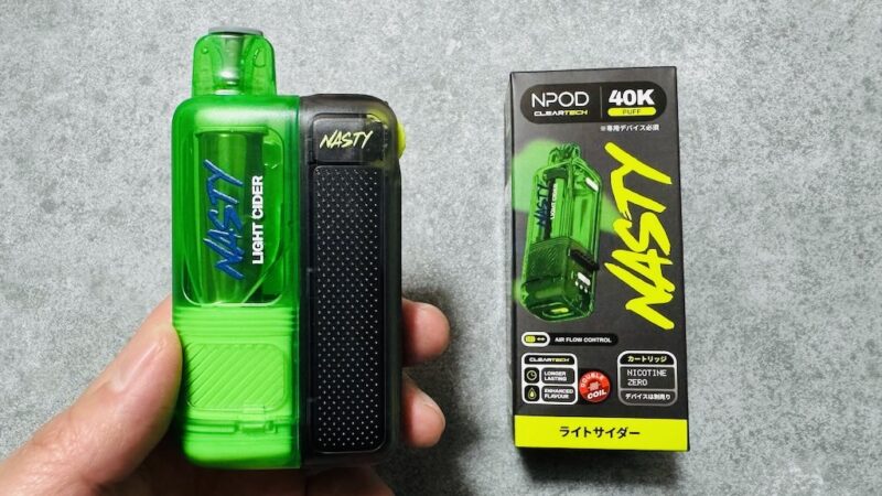 NASTY ONE 40000 ライトサイダーをレビュー