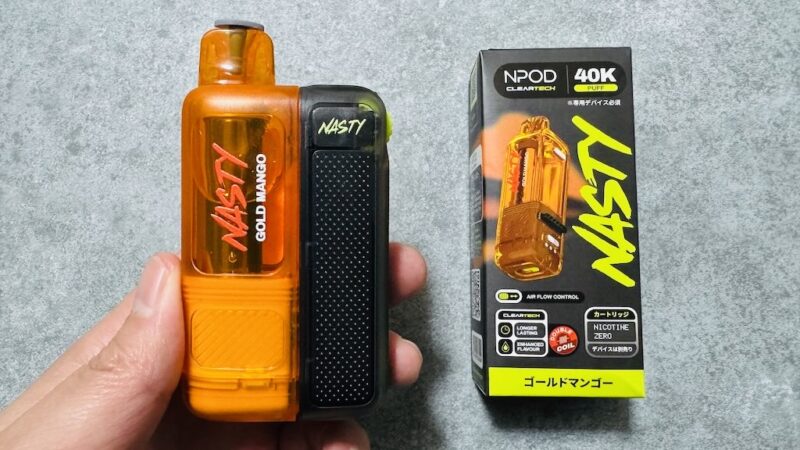NASTY ONE 40000 ゴールドマンゴーをレビュー