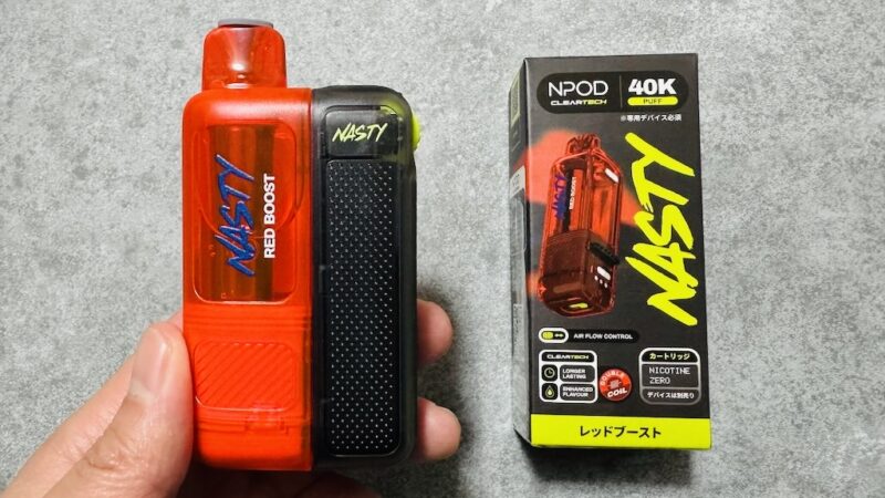 NASTY ONE 40000 レッドブーストをレビュー