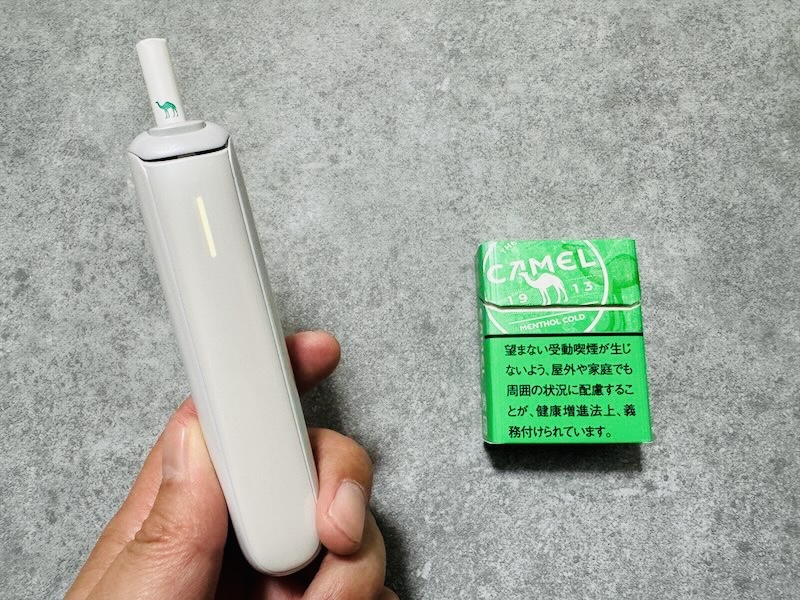 プルームオーラ グレイシャーホワイトの実機