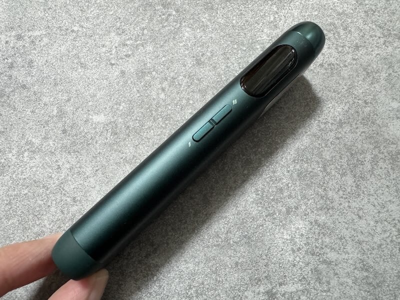 グローヒーロのエメラルド実機側面