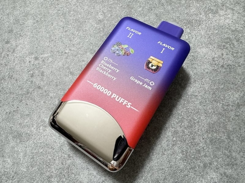OKSO Double Flavor 60000のデバイス背面