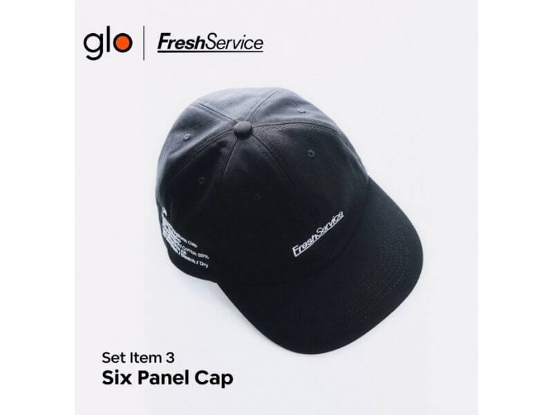 グロー×フレッシュサービスのSix Panel Cap
