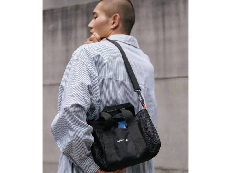 グロー×フレッシュサービスのMesh Mini Duffle Bag