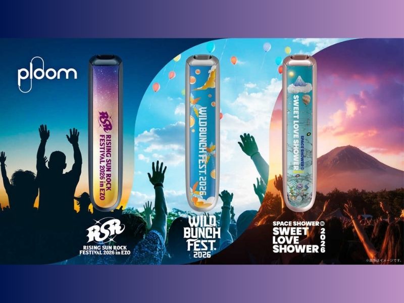 プルームオーラと「夏の大型音楽フェス2026」の限定コラボフロントパネル3種が登場!
